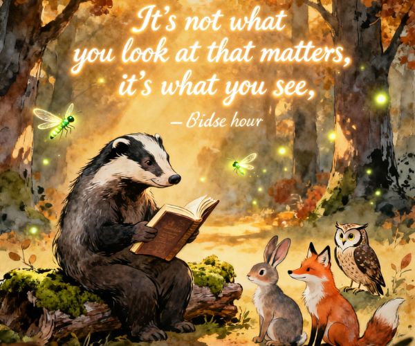 It's a famous quote from a children's book.