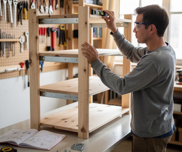 Make sure the shelves were assembled correctly