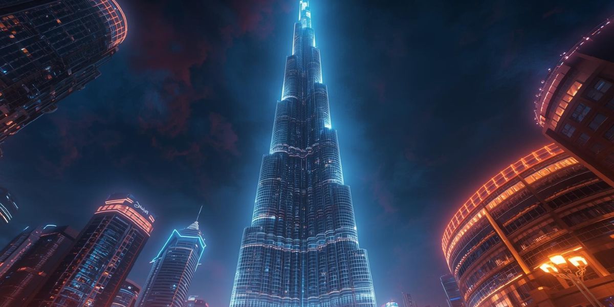 The Burj Khalifa, the tallest building in the world, is located in Dubai.