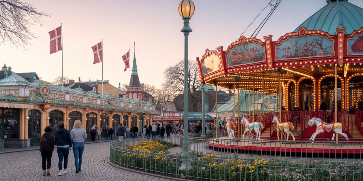 Tivoli Gardens, a historic amusement park and pleasure garden, is located in which country (Hint This country is also home to the famous landmark, The Little Mermaid!)