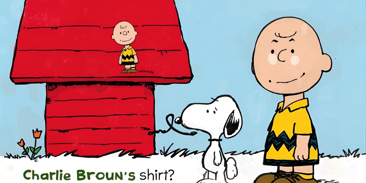 What color is Charlie Brown’s shirt