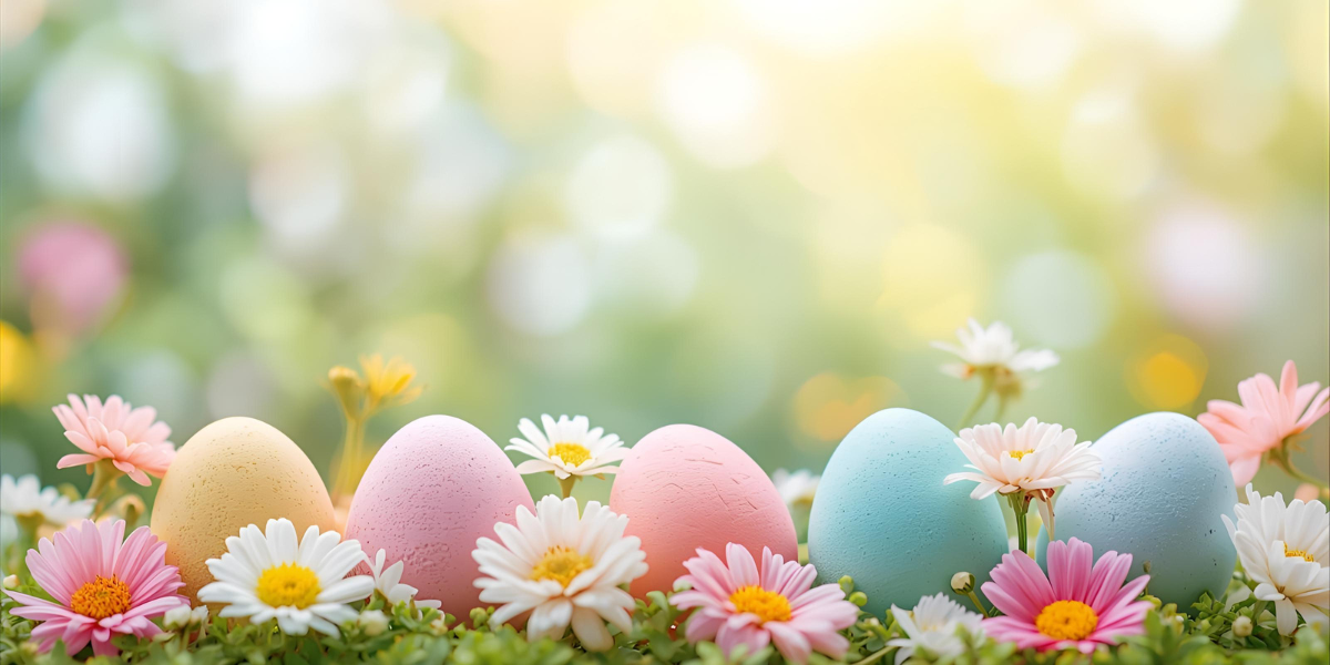 What colors are typically associated with Easter