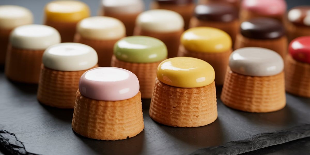 What is the French term for small, bite-sized sweets commonly served as desserts