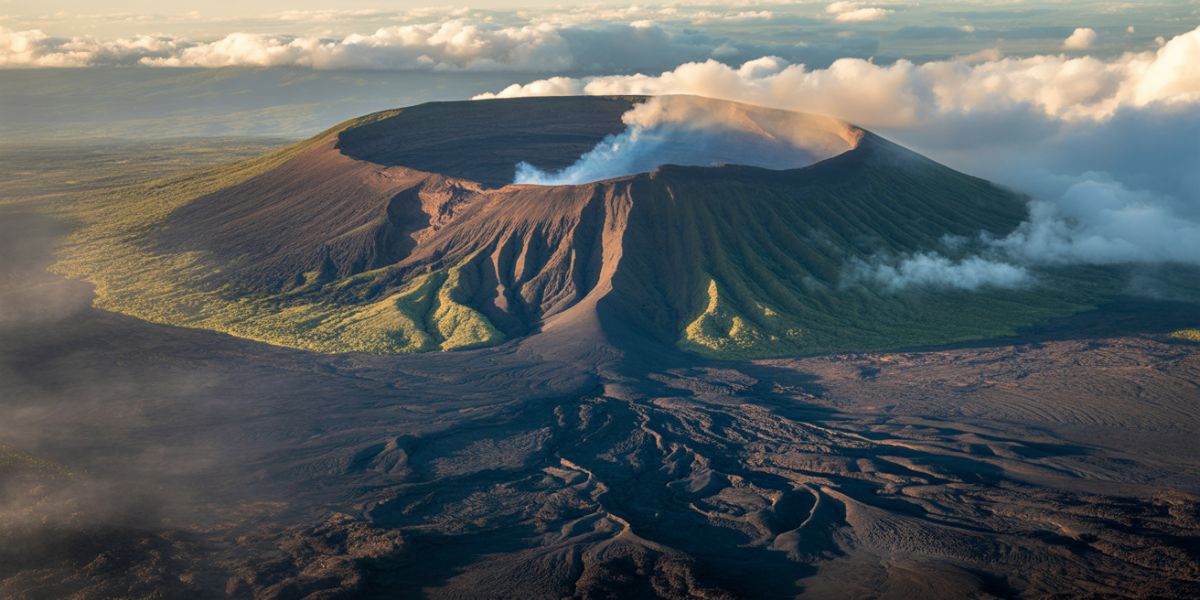 What is the most massive active volcano on Earth