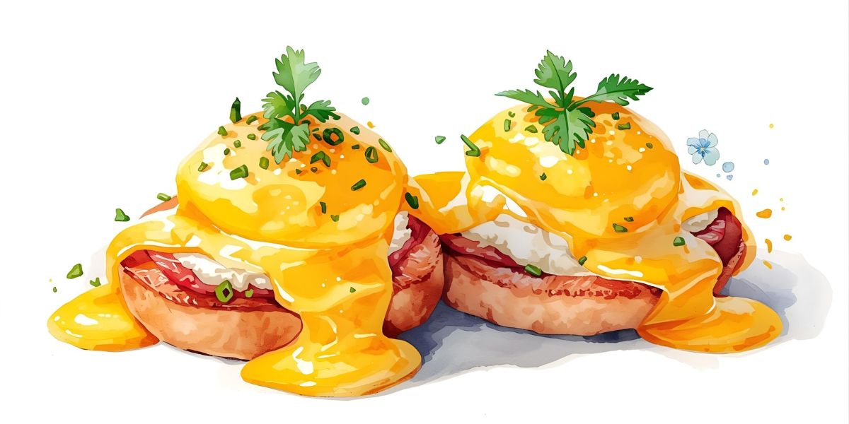 What is the name of the rich, velvety sauce commonly served with eggs Benedict