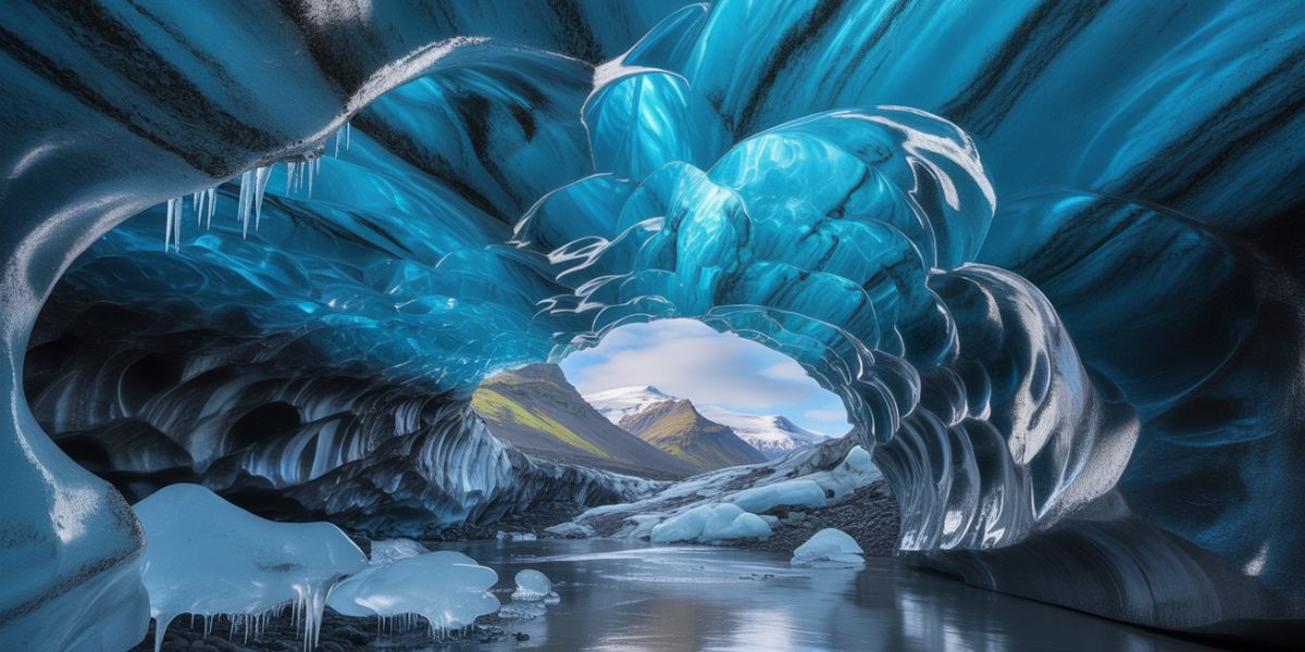 Where in the world is the Skaftafell Ice Cave located