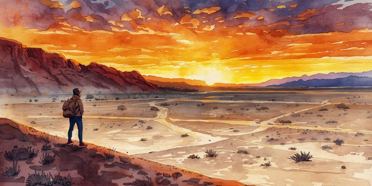 Where in the world would you be if you were seeing the Atacama Desert