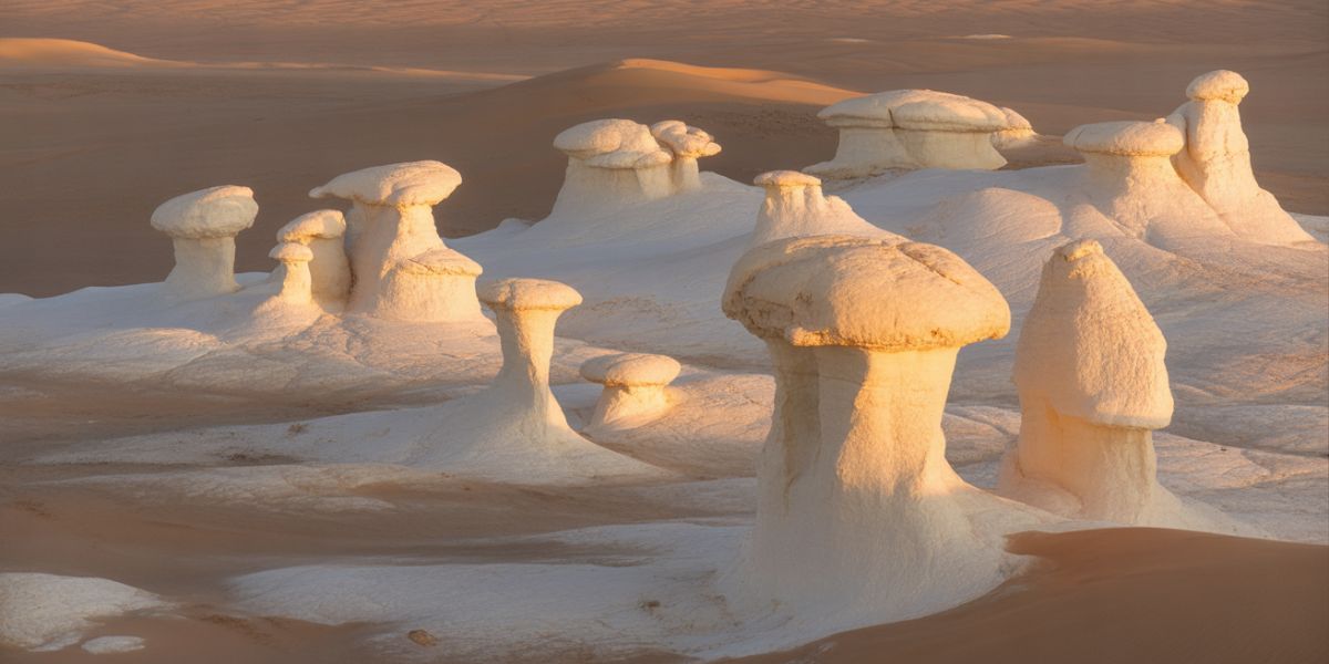 Where is the White Desert located in the world