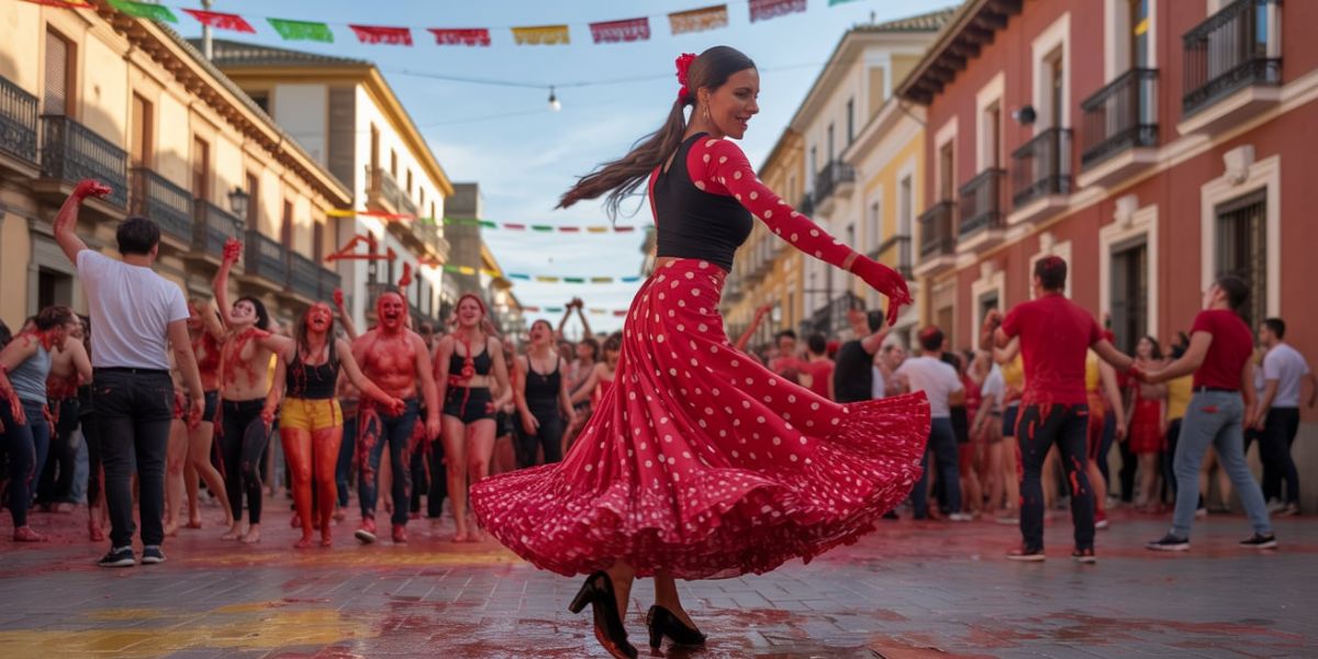 Which European country is known for its rich cultural diversity and famous festivals such as La Tomatina and Flamenco