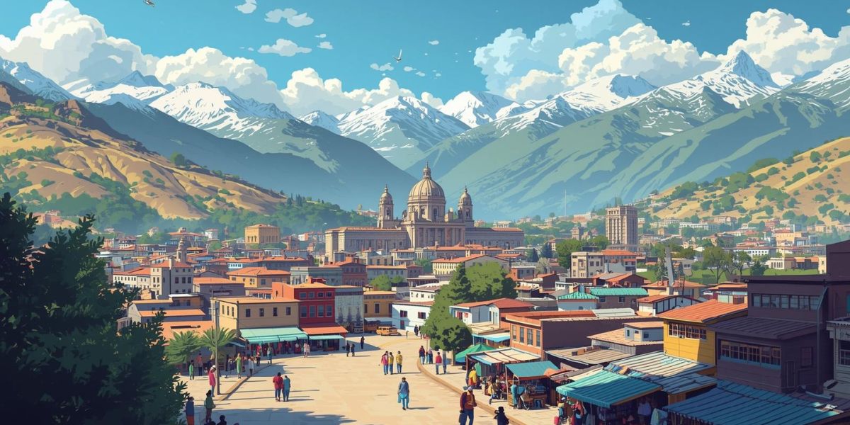 Which South American country is home to the world’s highest capital city, located on a plateau in the Andes