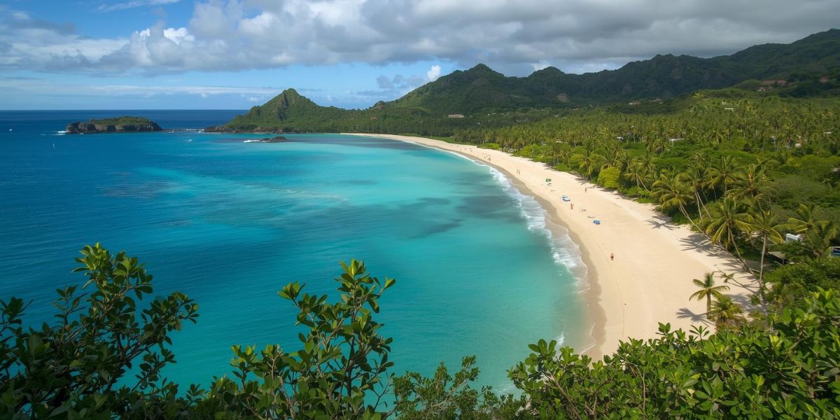 Which U.S. territory located in the western Pacific is famous for its stunning beaches, vibrant Chamorro culture, and significant military presence