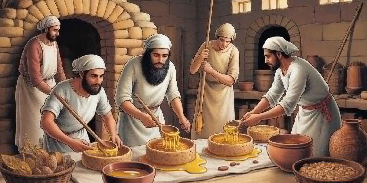 Which ancient civilization is credited with creating the earliest known form of cake