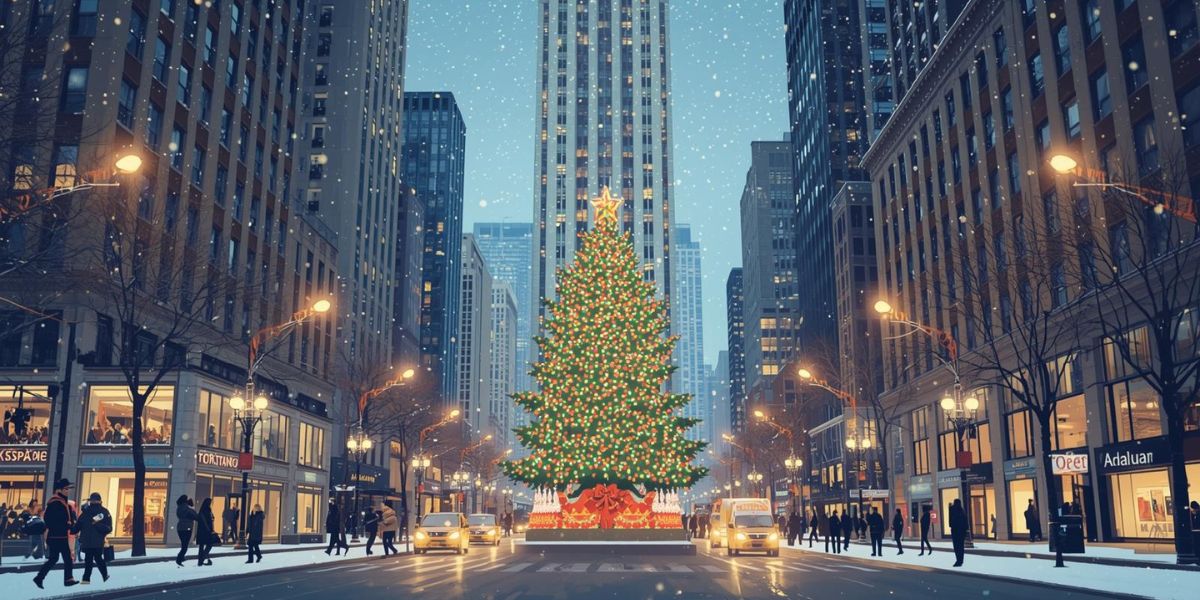 Which city is home to the famous Rockefeller Center Christmas tree