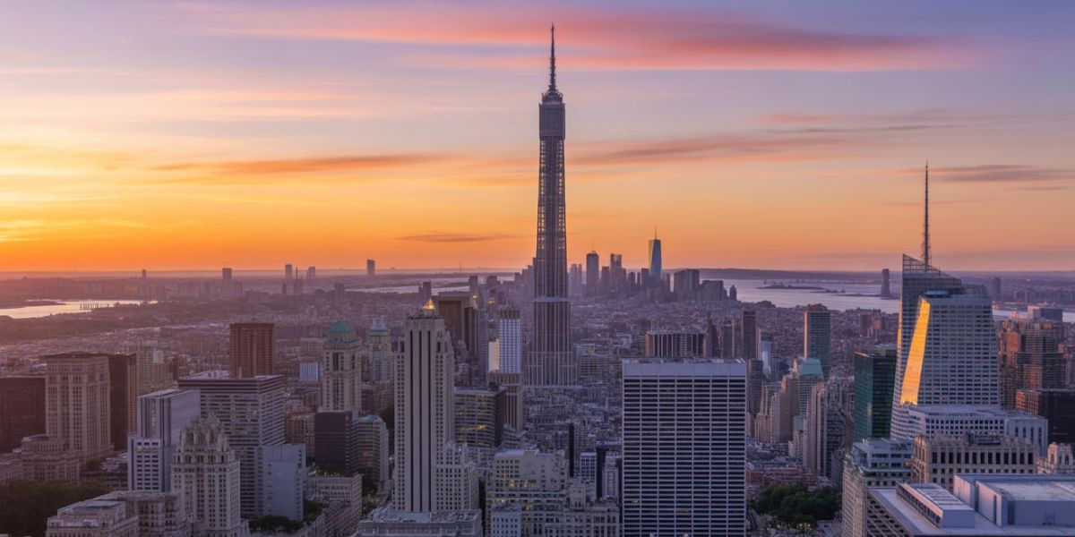 Which city is home to the iconic monument featured in this breathtaking sunset view