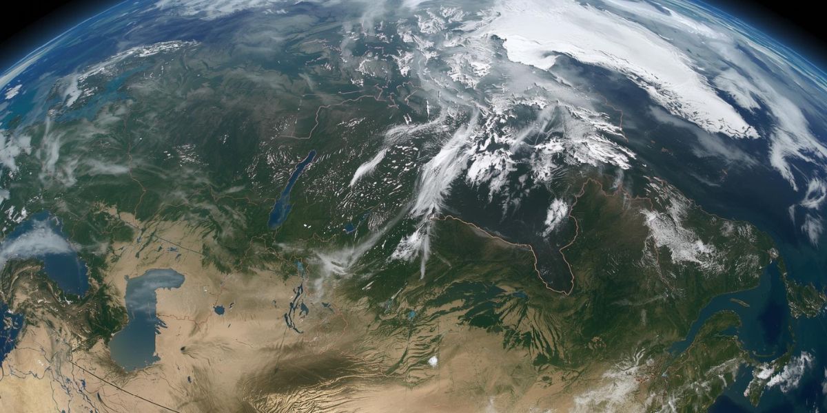 Which country has a larger land area