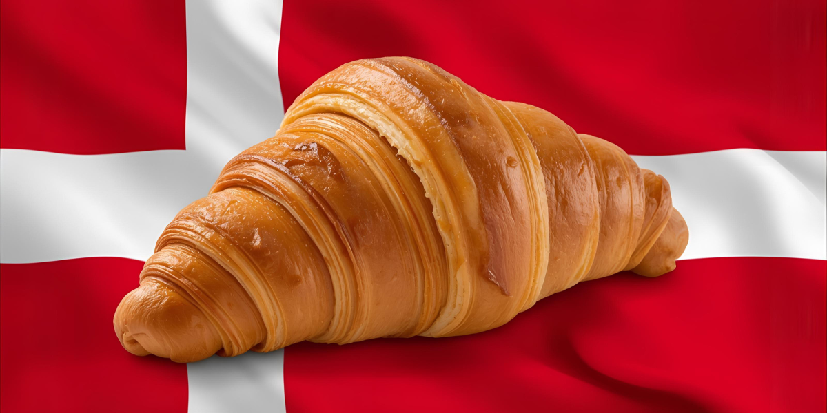 Which country is credited with the origin of the croissant