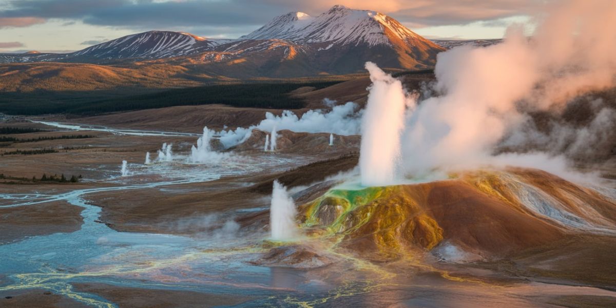 Which country would you visit to see the Valley of Geysers