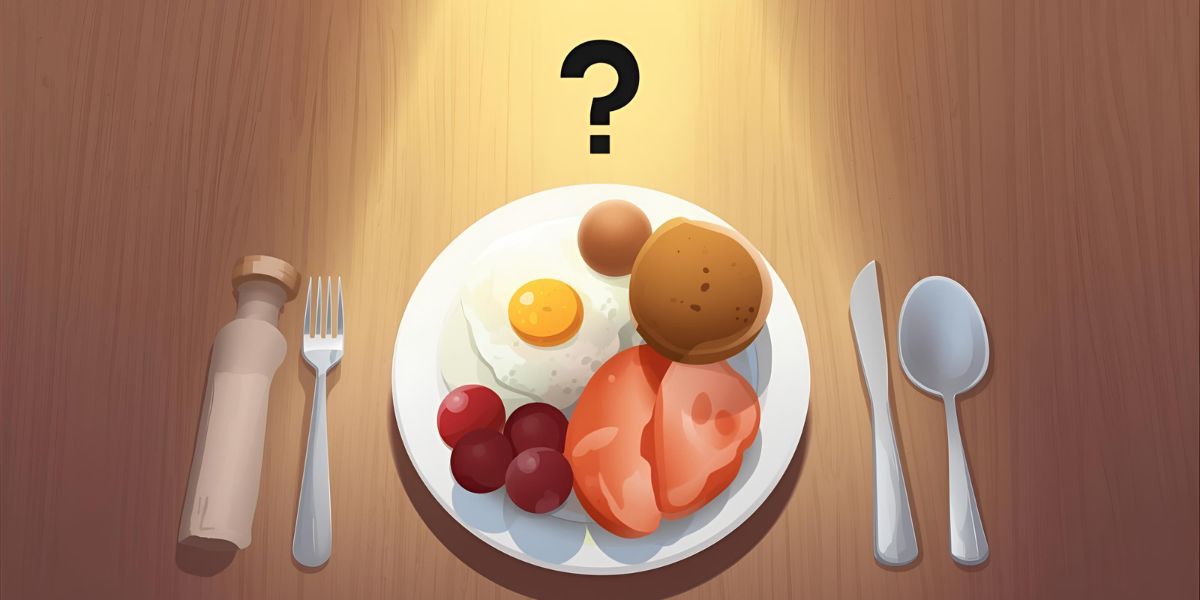 Which of the following is not typically included in a traditional full English breakfast