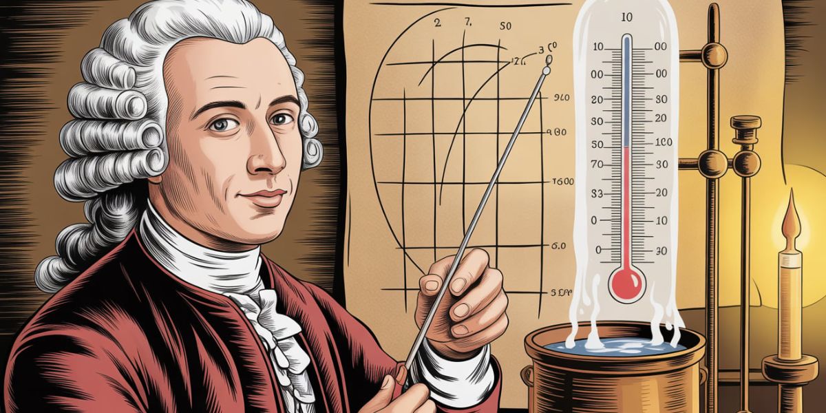 Which renowned scientist developed the concept that water boils at 100ºC