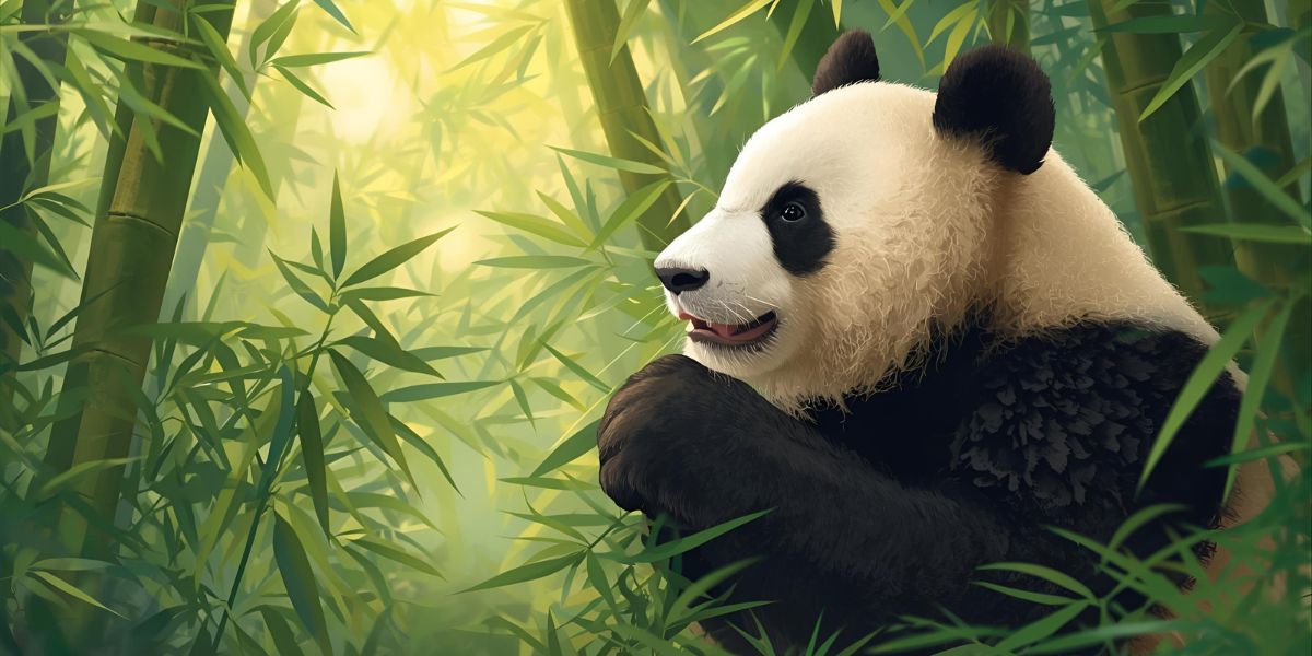 Which sense do pandas have most strongly developed