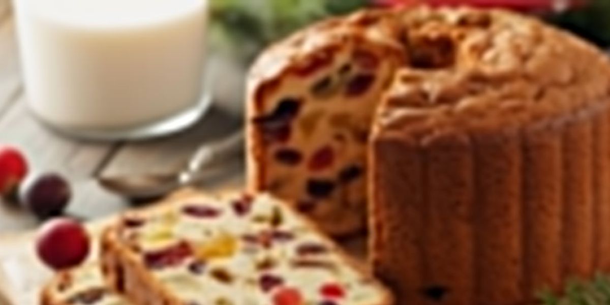 Which type of flour is typically used in fruitcakes to achieve a dense texture