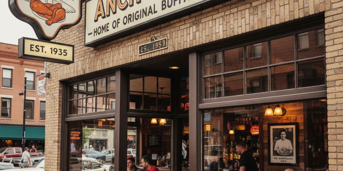 Which well-known restaurant chain says it created the first ‘Buffalo wing’