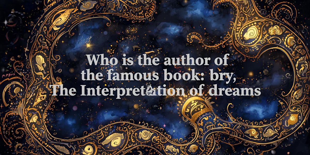 Who is the author of the famous book The Interpretation of Dreams