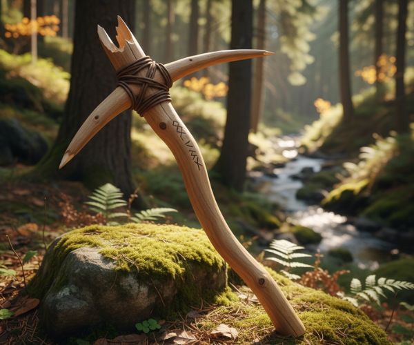 Wooden pickaxe