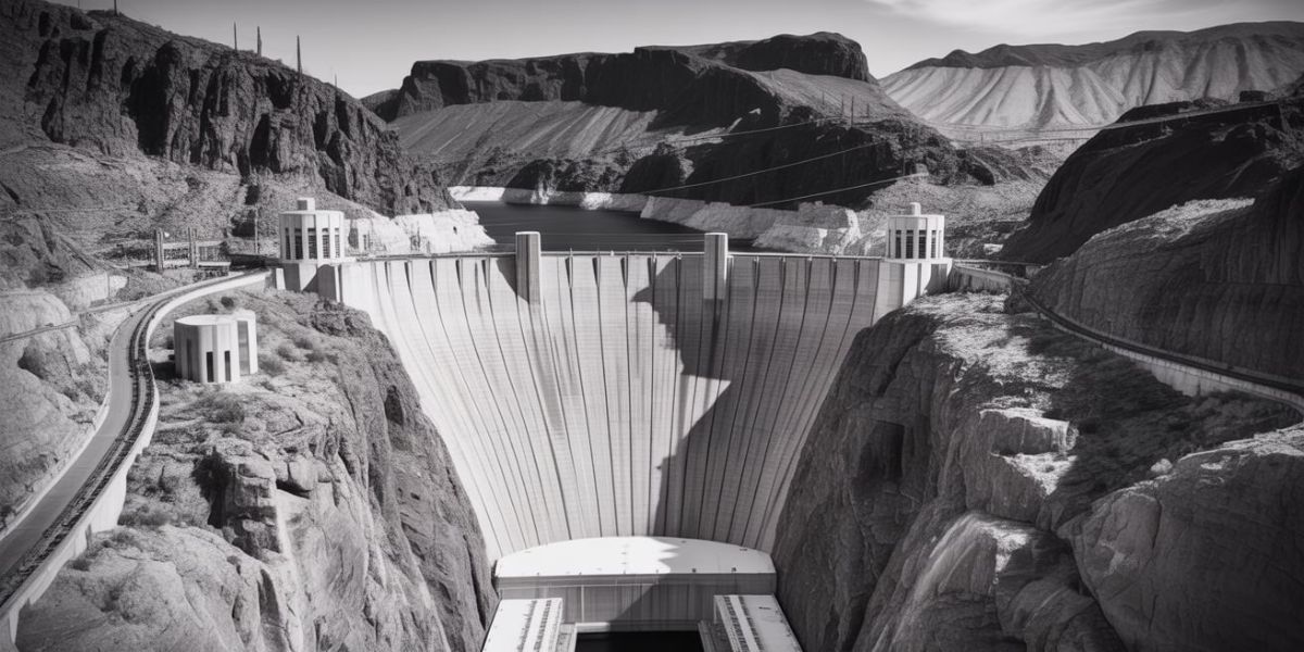 Which large-scale construction project, completed in 1936, is depicted here