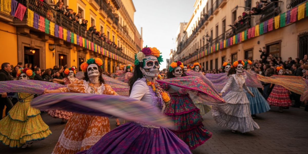 This lively festival honors both life and death through vivid costumes and parades. Would you immerse yourself in this cultural celebration in the streets of a North American city or in a vibrant European metropolis