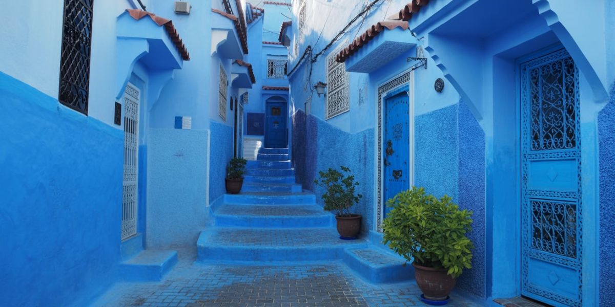 Chefchaouen—often called the “Blue Pearl” for its blue-painted streets—is located in which country