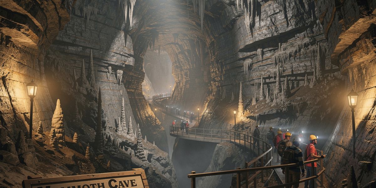 What is the world’s longest cave system, located in the United States