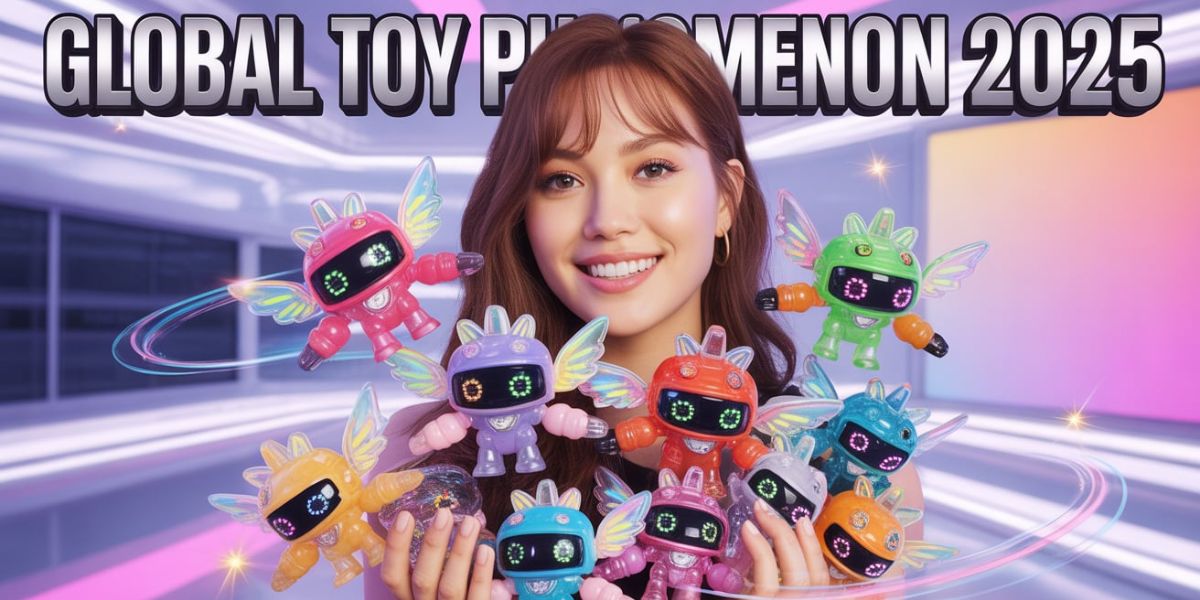 Which toy series became a global obsession in 2025 after being promoted by K-pop star Lisa