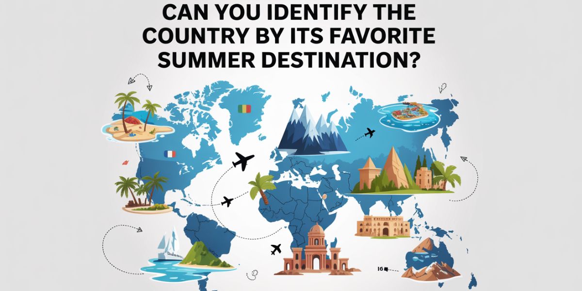 Can You Identify the Country by Its Favorite Summer Destination