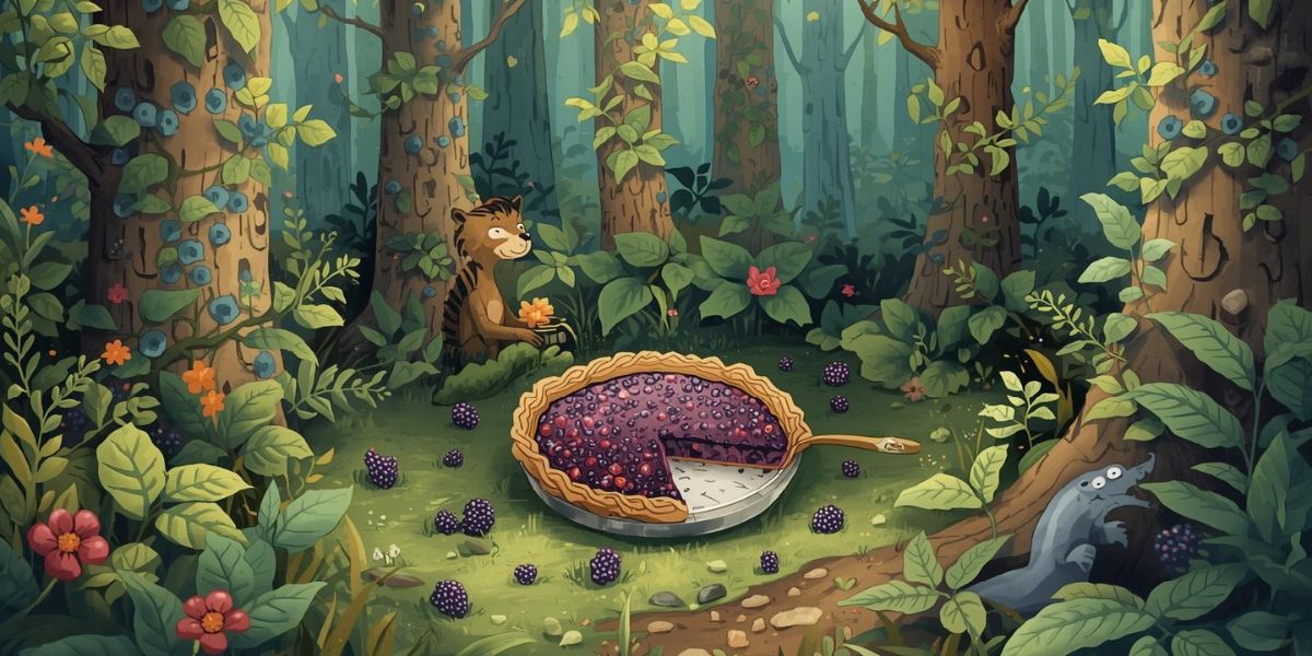 Can you spot the blackberry pie